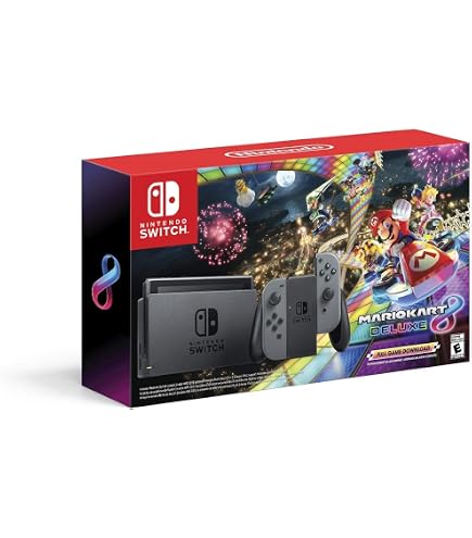 Amazon.com: Nintendo Switch with Gray Joy‑Con - HAC-001(-01) +