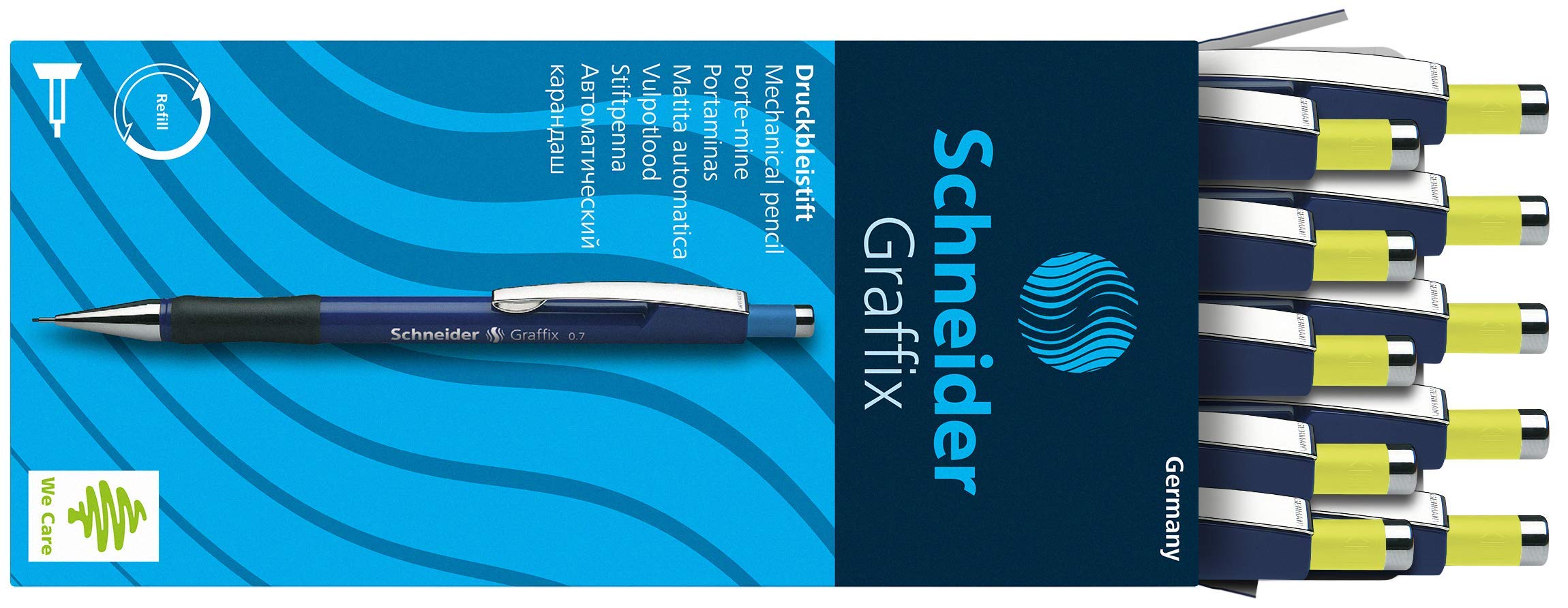 Schneider Graffix Mechanical Pencils 0.3 mm Pack of 10 Blue