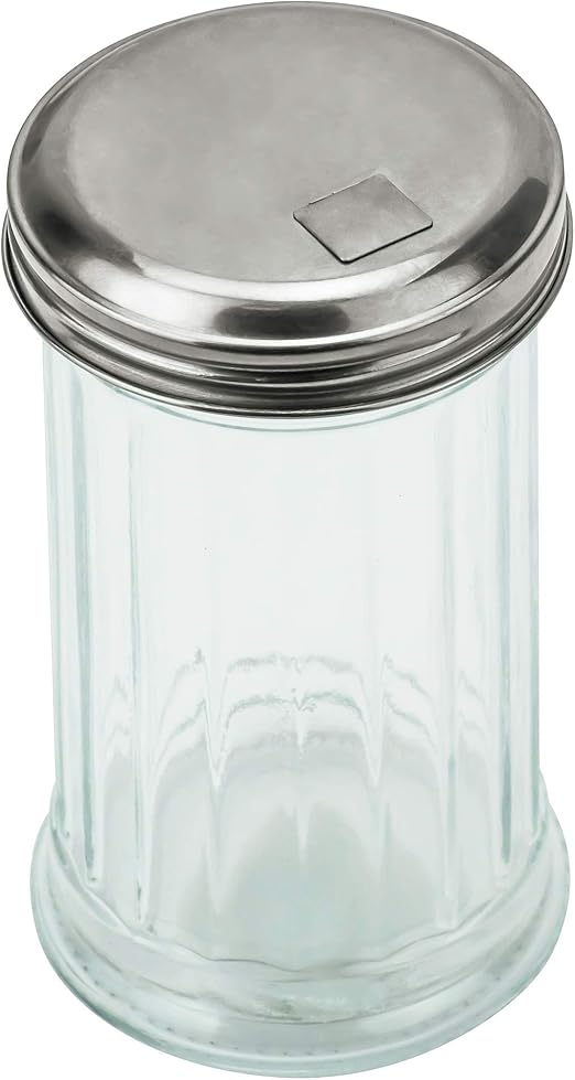 DecorRack 10 oz Large Sugar Shaker, Restaurant Style Glass
