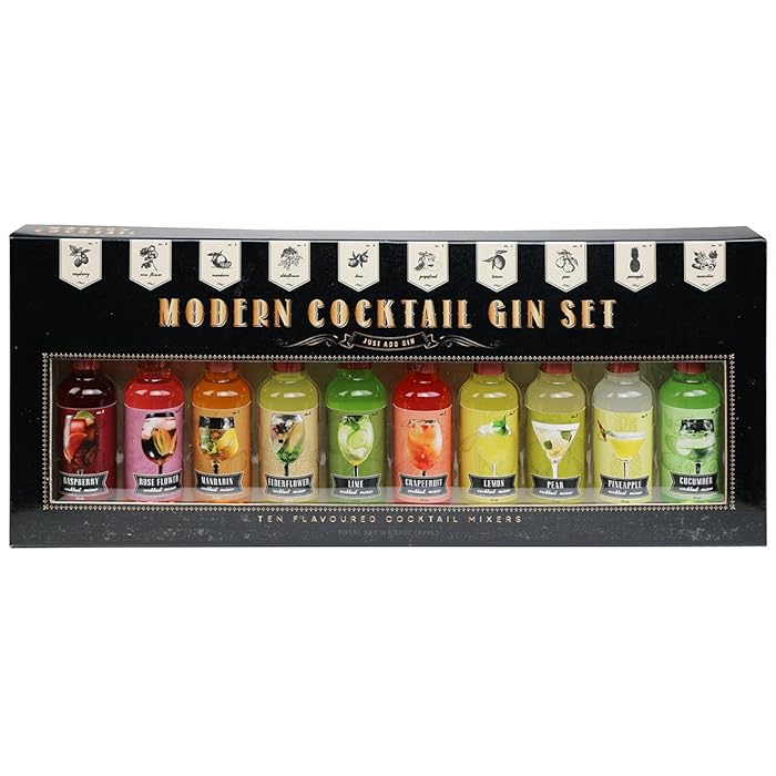 Buy Thoughtfully Cocktails, Premium Gin Cocktail Mixers Gift Set