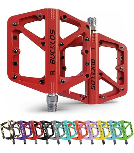 SE Bikes 12 Oclock Pedals Red Composite