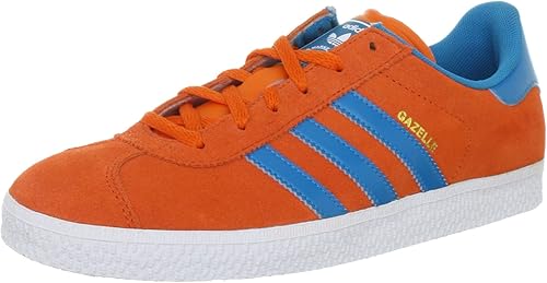 Adidas Originals Gazelle 2 J G61063 Unisex Kinder Sneaker Orange Orange Turquoise White Eu 37 1 3 Uk 4 5 Amazon De Schuhe Handtaschen