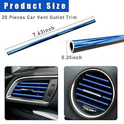 Kewucn 20 PCS Car Air Conditioner Vent Decorative