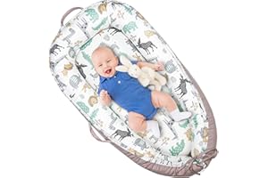 Baby Lounger Cover for Newborns, 100% Cotton Soft Portable Baby Nest Lounger Cover, Breathable Infant Lounger Replacement Cov