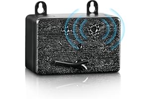 Thunbest Anti Barking Device for Dogs, 50FT Dog Barking Control Devices with 3 Adjustable Modes, Ultrasonic Dog Bark Deterrent Devices for Indoor & Outdoor, Dog Barking Silencer Bark Box Black