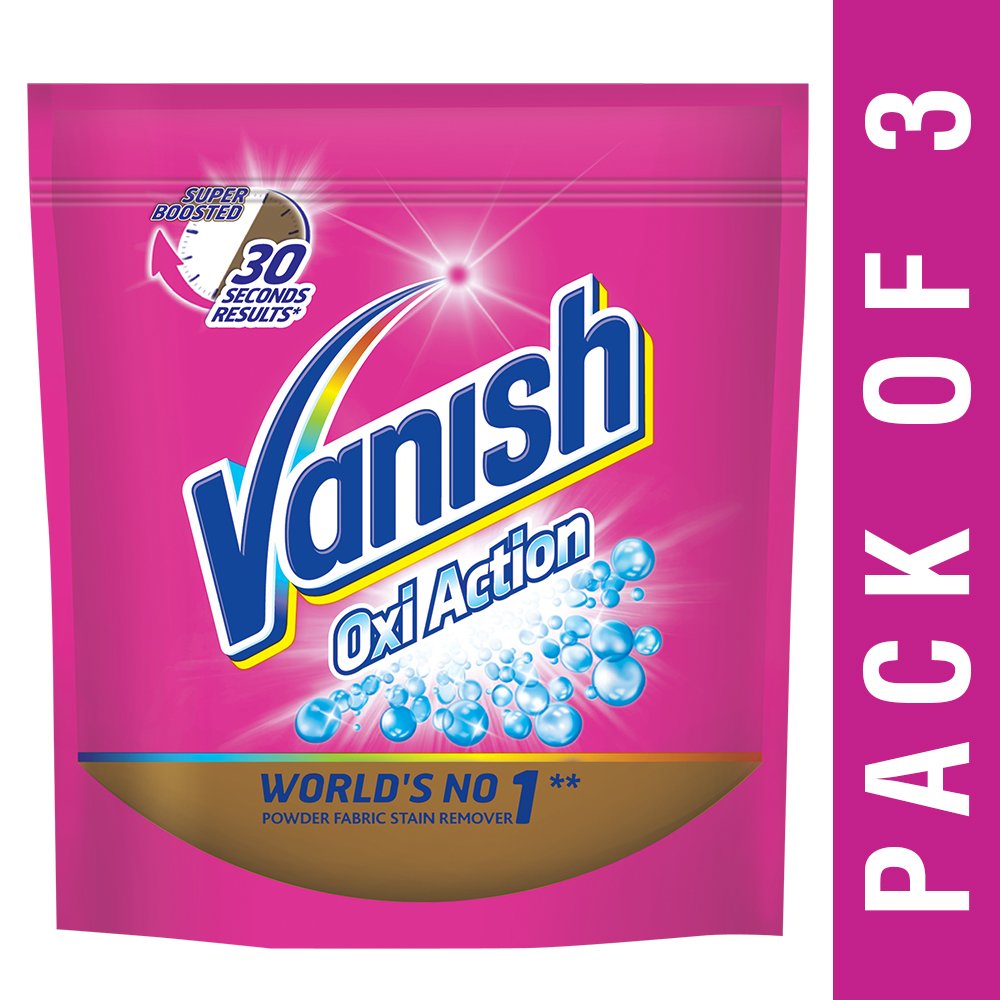 Vanish Powder, Expert Stain Removal Laundry Additive, 200 g (Pack of 3