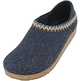 HAFLINGER Grizzly GZH Zigzag Felt Clog Wool Shoe