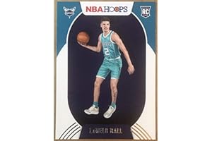 -16 PANINI HOOPS 2020-2021 PANINI NBA HOOPS LAMELO BALL RC #223 BASE ROOKIE HORNETS