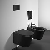 Ideal Standard Oleas Toilet Flush Plate Black Dual Flush Mechanical Actuation view 5
