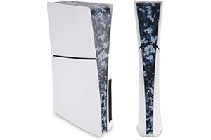 PlayVital 12 in-1 Dust Cover Kit for ps5 Slim Console Disc & Digital - Anti-Dust Cover Net & Silicone Plugs for ps5 Slim - Premium Dust Filter, Essential for ps5 Slim Accessories - Urban Digital Camo