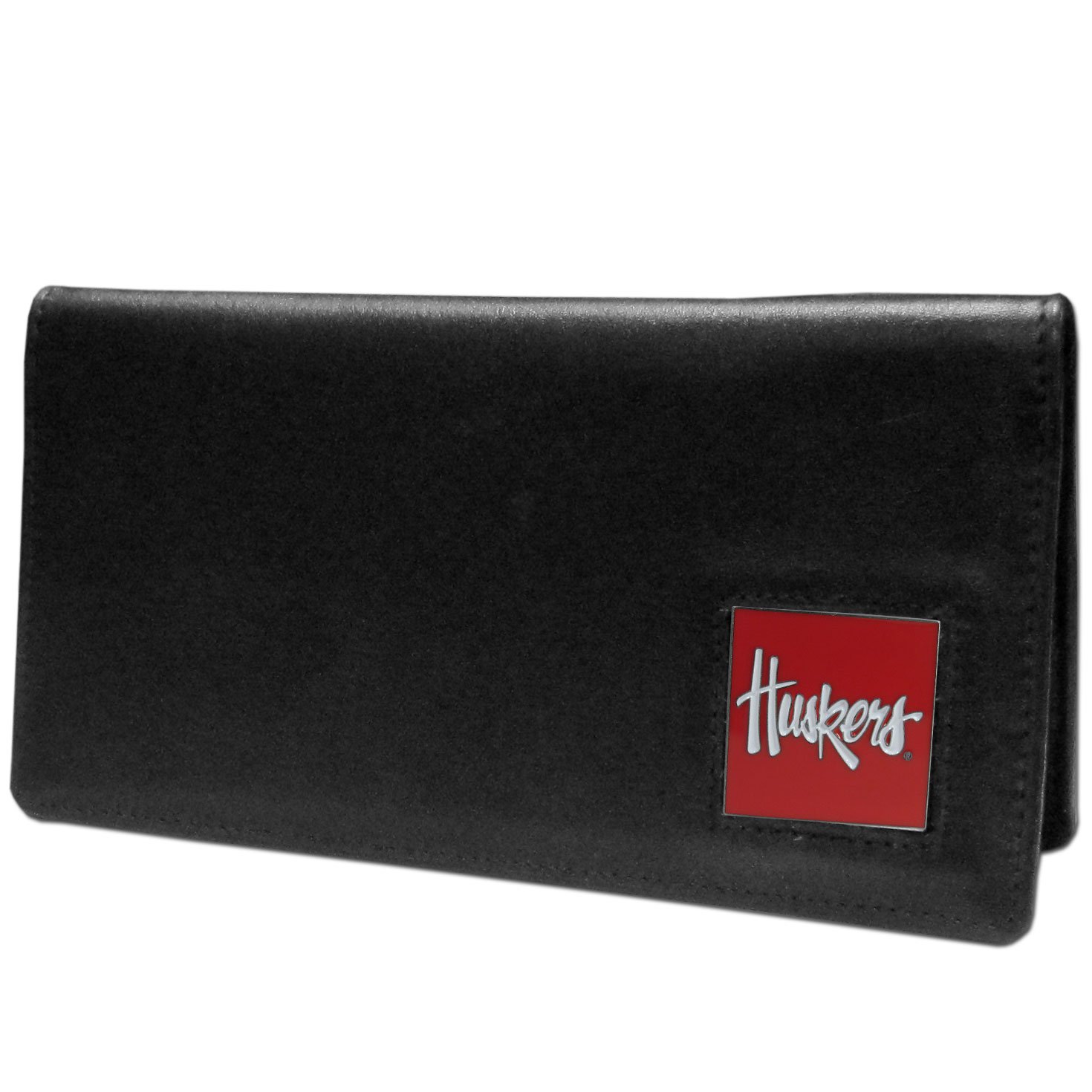 Siskiyou Sports NCAA Fan Shop Nebraska Cornhuskers Leather Checkbook Cover One Size Black