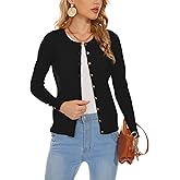 Spicy Sandia Womens Cardigan Sweaters Lightweight Button Up Crewneck Dressy Casual Trendy Spring Sweater Jackets