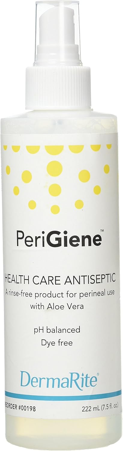 PeriGiene Antimicrobial No-Rinse Perineal Cleanser 7.5 Ounce Spray Bottle: Health & Personal Care