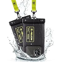 Case-Mate 2-Pack IP68 Waterproof Phone Pouches - Floating Phone Case With Lanyard