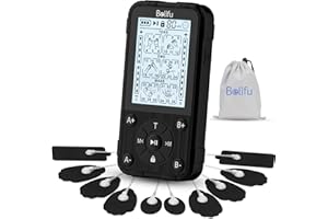 Belifu 3-in-1 36 Modes TENS EMS Unit, Muscle Stimulator TENS Machine for Pain Relief, Dual Channel Electronic Pulse Massager Muscle Massager for Lower Back Neck Shoulder Pain Relief with 10 Pads
