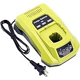 P117 Dual Chemistry Fast Charger Replace for Ryobi 12V-18V Lithium NiCad NiMh Battery Ryobi 18-Volt One+ P102 P108 P189 P197 P103 P105 P107 P190 P191 PBP002 PBP005