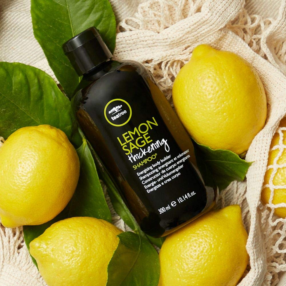 Tea Tree Lemon Sage Thickening Shampoo, Builds Body + Boosts Volume, For Fine Hair, 33.8 fl. oz.: Paul Mitchell: Premium Beauty