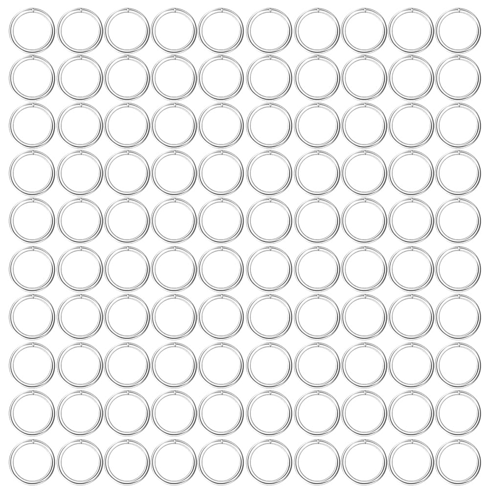 12mm Open Jump Rings, Metal Jewellery Making Findings Connector Rings, Silver