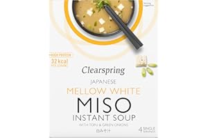 Clearspring - Instant Miso Soup - Mellow White with Tofu - 40g