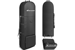 SHYEENEI Golf Travel Bag for Airlines, Lightweight Golf Travel Bags, Superior Golf Travel Cover with Upgraded Wheels, Practical Golf Club Covers for Daily Travel, Easy to Carry for Golf, Common-use Sizes