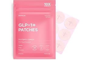 Revitalab GLP-1 Patches for Women & Men | 10X Strength Formula with Berberine, Green Tea, Ceylon Cinnamon & Chromium - 60 Cou