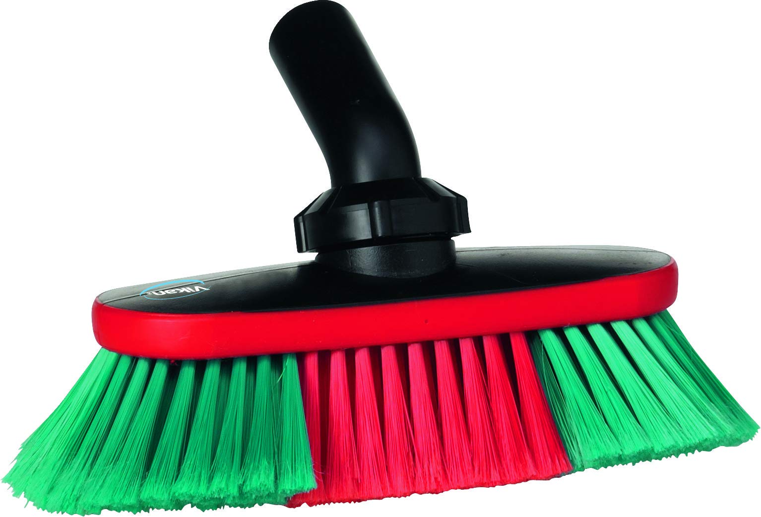 Vikan 526852 Water Fed Vehicle Brush, Soft/Split, Black, 250 mm Length, 130 mm Width, 160 mm Height