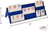 Point Games Classic Rummy Game Set 106 Tiles Four Racks Travel Bag view 5