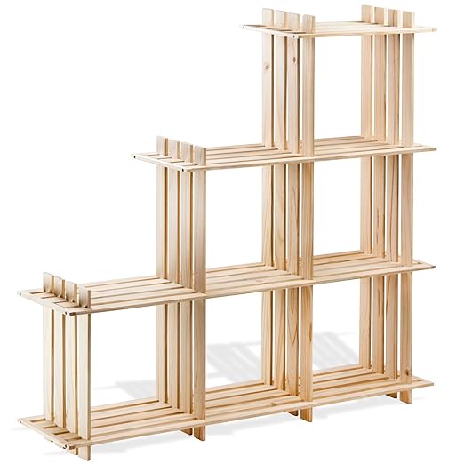 DEMA Holzregal 6 Fächer