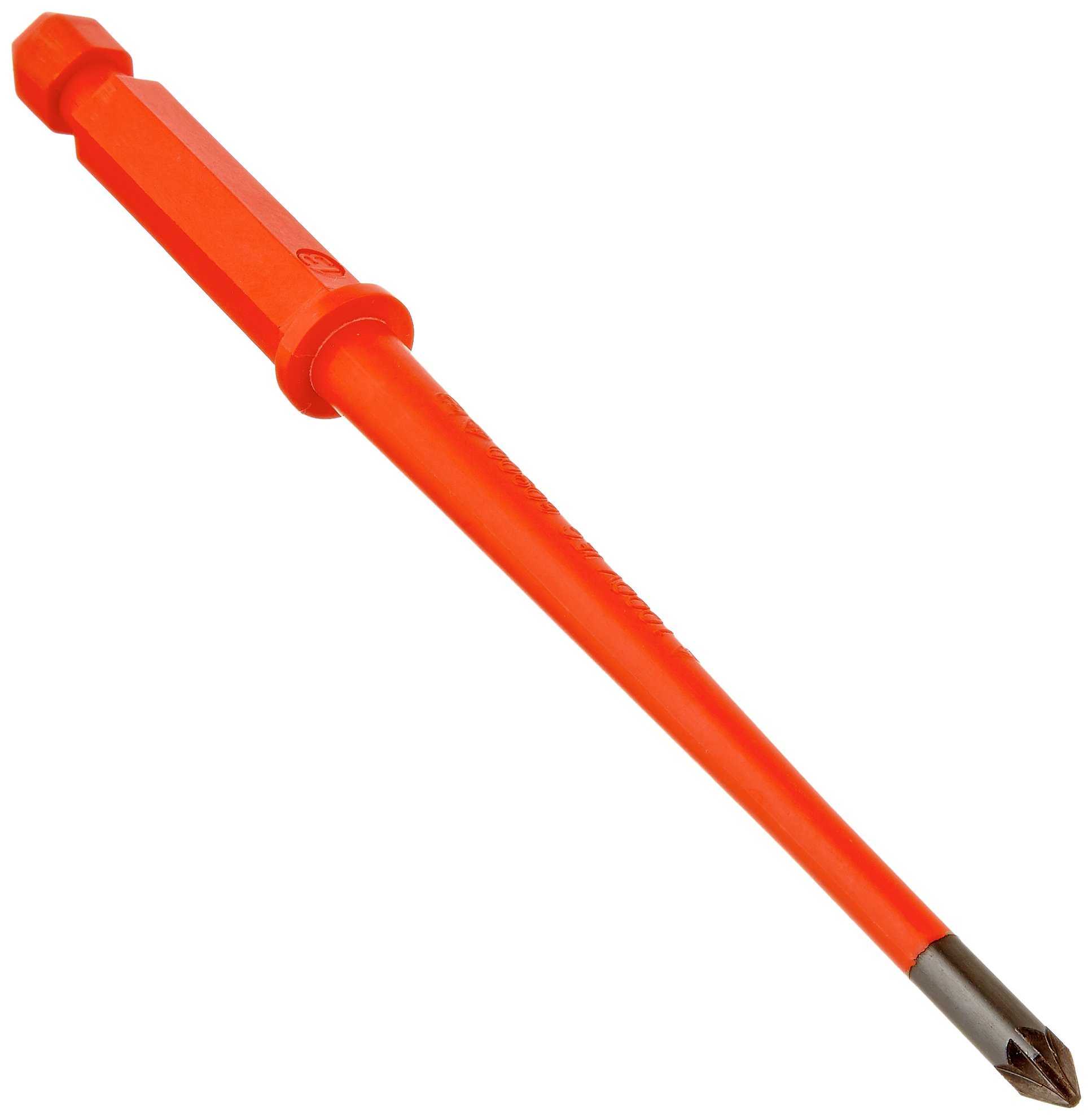 Bahco 8810SL-2P Slim/Insulated Interchangeable Blades for Pozidriv Head Screws, Red, Size 1, Set of 2 Piece