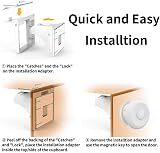 CALISH Child Safety Magnetic Cupboard Locks 20 Locks 3 Keys No Drilling view 3