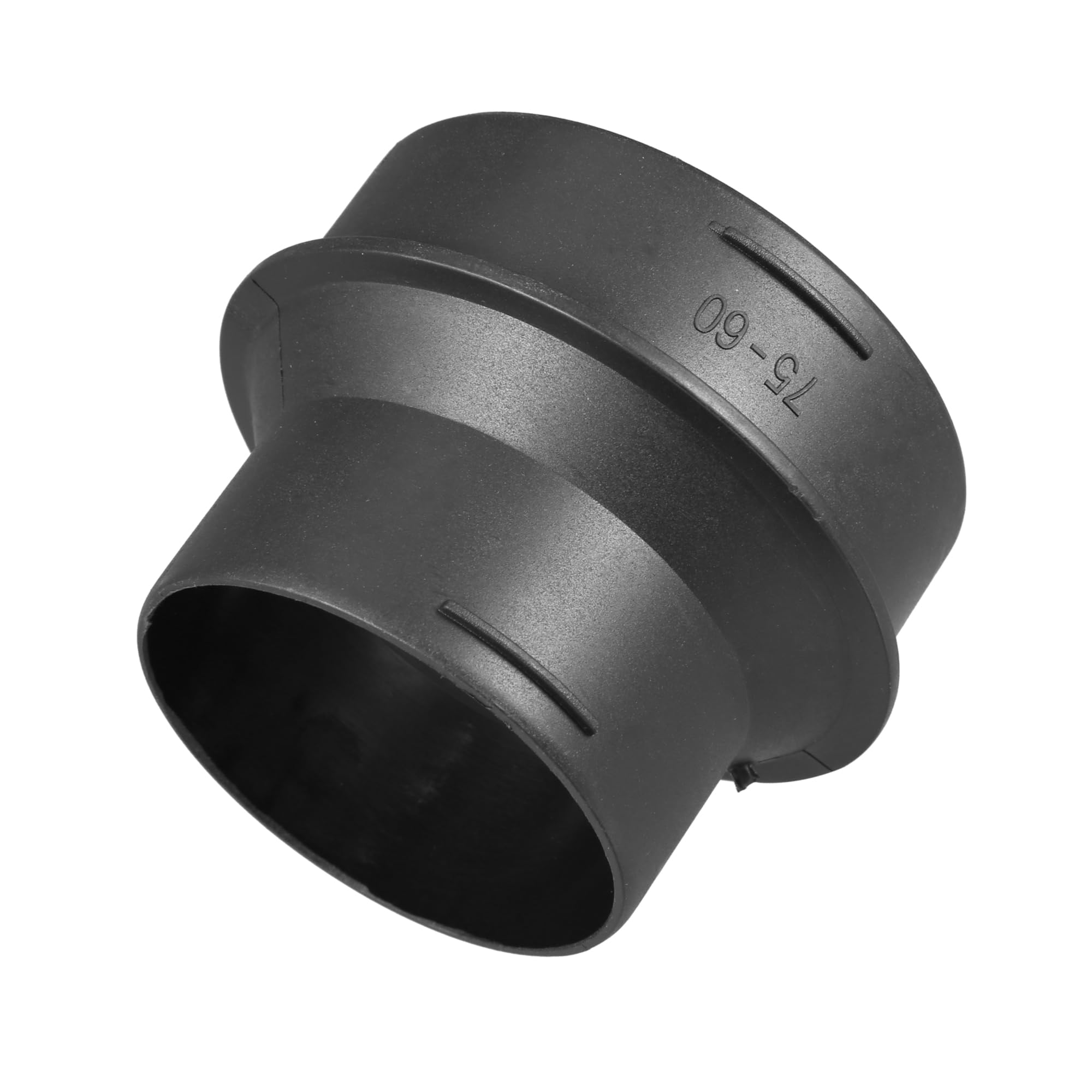 A ABSOPRO Car Heater Warm Air Ducting Pipe 60mm to 75mm Outlet Joiner Tube