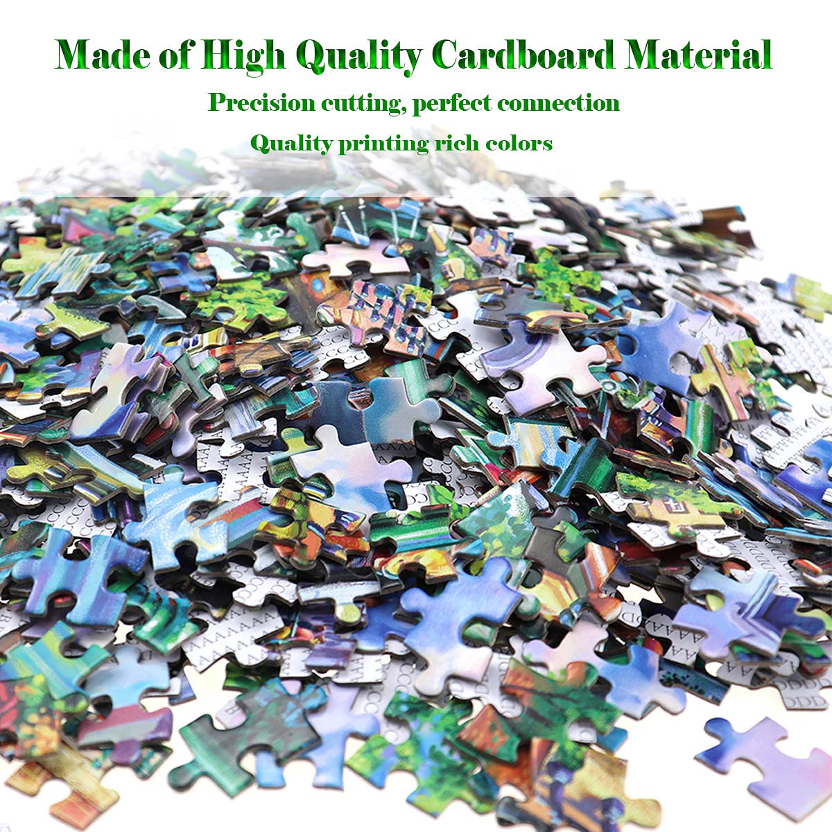 Jigsaw Puzzles 1000 Pieces Puzzles for Adults 1000 Piece-Amsterdam Canal Educational Game Toys, Family Decoration Puzzle…