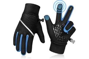 OOPOR Winter Warm Running Kids Gloves - Cold Weather Thermal Bike Snow Ski Sports Mittens Aged 4-12 Boys Girls