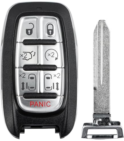 TOP-VIGOR Key Fob Replacement For Chrysler 300 & 200, Dodge Charger & Challenger - 5 Button, ID46 Chip, 433Mhz - View #3