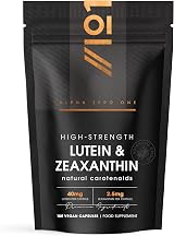 ALPHA01 Lutein Zeaxanthin with BioPerine 40mg 2.85mg 180 Vegan Capsules