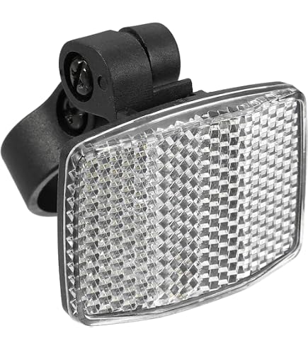 Réflecteurs De Vélo Lot De 2 - Catadioptres Avant/Arrière Pour Guidon Et Selle
