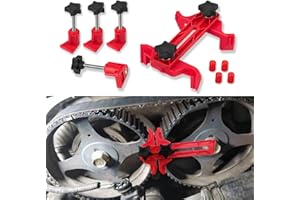 Lecctso Engine Timing Tool, Camshaft Locking Tool, Engine Camshaft Alignment Timing Tool Kit, Camshaft Sprocket Clamp Kit, Car Main Cam Timing Sprocket Gear Locking Tool Set Suitable for Most Car
