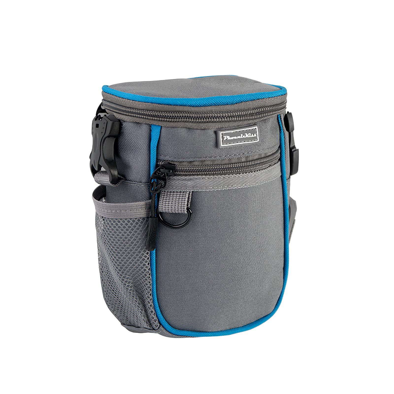 PETCUTE Dog Treat Pouch for Training,Waterproof Dog Walking Bag with Built-In Poop Waste Bags Dispenser, Shoulder Strap & Waist Strap, 4 Ways to Wear,Practical Dog Treat Bag with Multiple Pockets