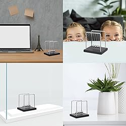 QLKUNLA Newtons Cradle Balance Balls Science