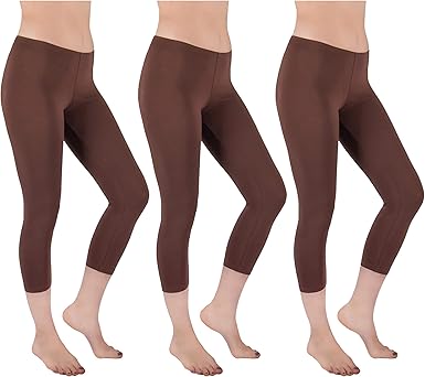 plus size cotton capri leggings