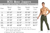 HCSS Mens Joggers Bottoms Army Green Elasticated Waist Open Hem Zip Pockets S view 6