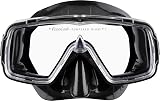 Cressi Sirena Island 2.0 Snorkel Set Wide View Mask Unisex Black view 2