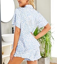 HOTOUCH 2 Piece Lounge Set Women Notch Collar