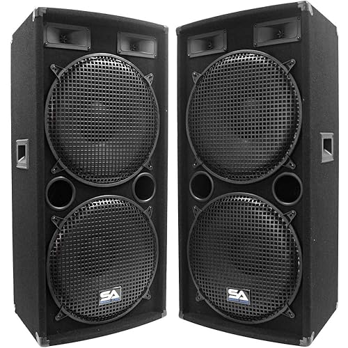 Dj Speaker Cabinet Amazon Dj Box Price Seismic Audio Pair Of