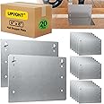 UPVONT 5" x 8" Nail Stopper Plate – 16 Gauge Self Nailing Stud Protector & Plate (20 PCS) – Galvanized 5 x 8 Nail Guard for T