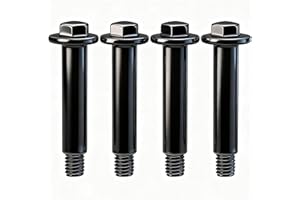 REMOLEAN 614650 Shoulder Bolt Recycler Wheel Bolt Compatible with Toro Lawn Mower and Snow Blower, Fits Models 22" Recycler Mower and Toro 1980s, Replaces Part Number 94-2797, 55-9160 and 61-4651, 4 Pack