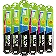 Reach Crystal Clean Toothbrush Soft Bristles, 1 Count (Pack of 6)