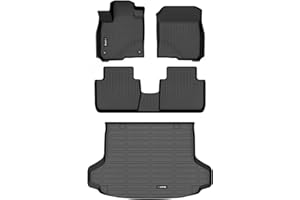 HAFIDI All Weather Car Floor Mats & Cargo Liner for Honda HR-V 2023 2024 2025 2026 /HR-V Hybrid 2023 2024 2025 2026 Custom Fit Full Set Accessories - Black