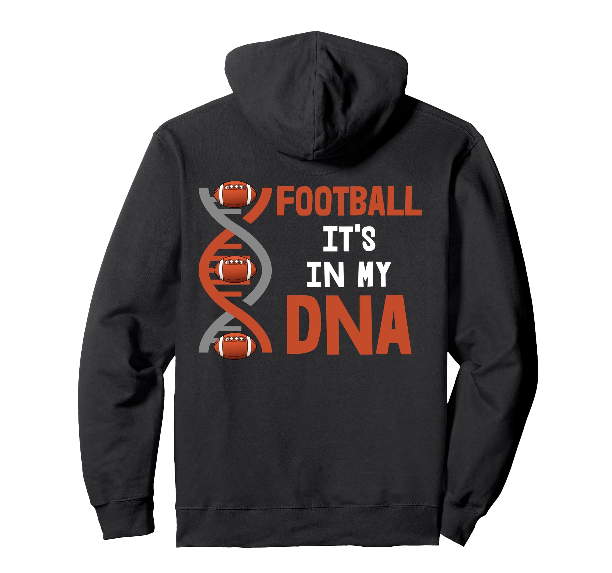 Football It's In My DNA Pullover Hoodie