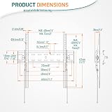 ELIVED Ultra Slim Tilt TV Wall Mount 26-60 inch VESA 75x75-400x400 view 8